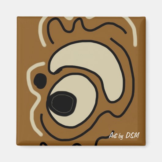 Magnete für Erdton-Kunst von DSM Magnet (Vorne)