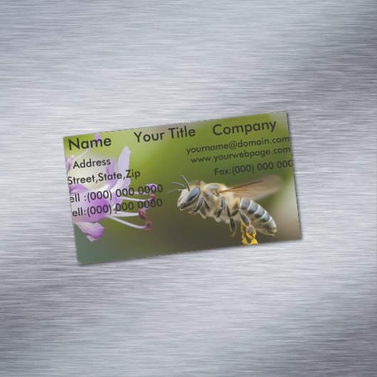 Magnete für Hummel-Visitenkarten (Beispiel)