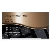 Magnete für klassische Wirtschaftsprüfer-Visitenka (Vorderseite)