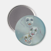 Magnete - Glück und Tränen Magnet (Vorderseite/Rückseite)