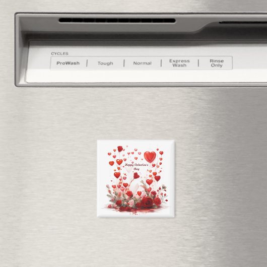 Magnete glücklich Valentinstag Magnet (In Situ (Geschirrspüler))