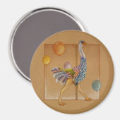 Magnete - Karussell-Strauß Magnet (Vorderseite/Rückseite)