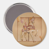 Magnete - Lila Pony Carousel Magnet (Vorderseite/Rückseite)