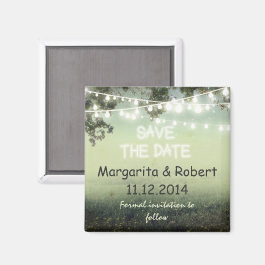 Magnete mit Save the Date-Zeichenketten Magnet (Vorderseite/Rückseite)