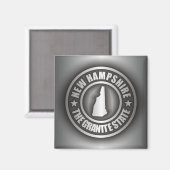 Magnete "New Hampshire Steel" Magnet (Vorderseite/Rückseite)