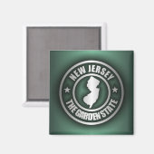 Magnete "New Jersey Steel 2" Magnet (Vorderseite/Rückseite)