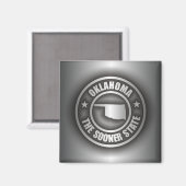 Magnete "Oklahoma Steel" Magnet (Vorderseite/Rückseite)