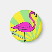 Magnete Rosa Flamingo Magnet (Vorne)
