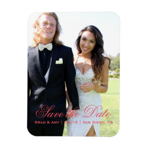 Magnete Save the Date für Fotos