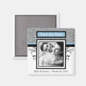 Magnete Save the Date für Fotos Magnet (Vorderseite/Rückseite)