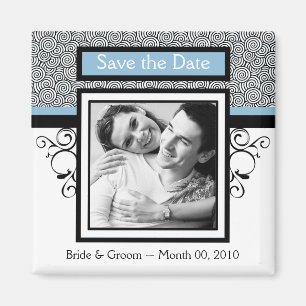 Magnete Save the Date für Fotos Magnet
