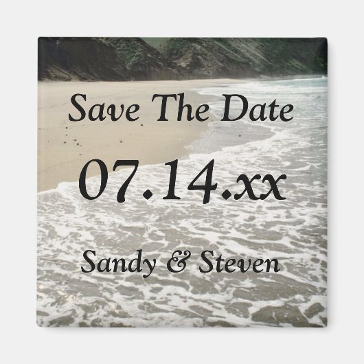 Magnete Save the Date für Fotos Magnet (Vorne)