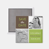 Magnete Save the Date für Fotos Magnet (Vorderseite/Rückseite)