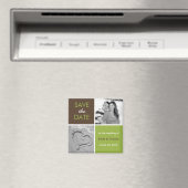 Magnete Save the Date für Fotos Magnet (In Situ (Geschirrspüler))