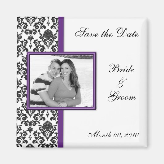 Magnete Save the Date für Fotos Magnet (Vorne)