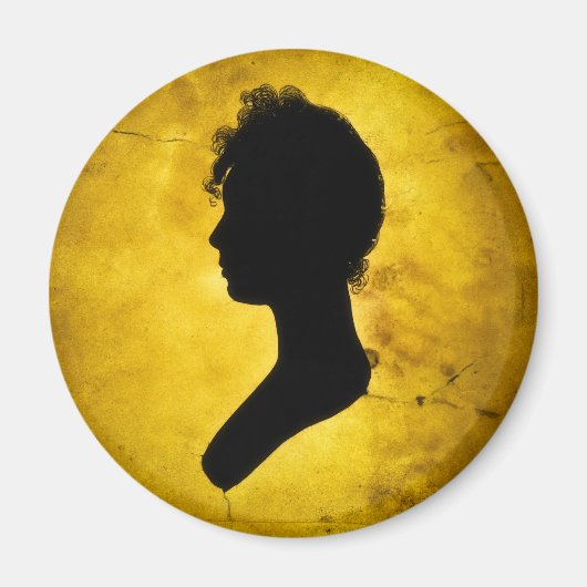 Magnete "Silhouette auf Gold" Magnet (Vorne)