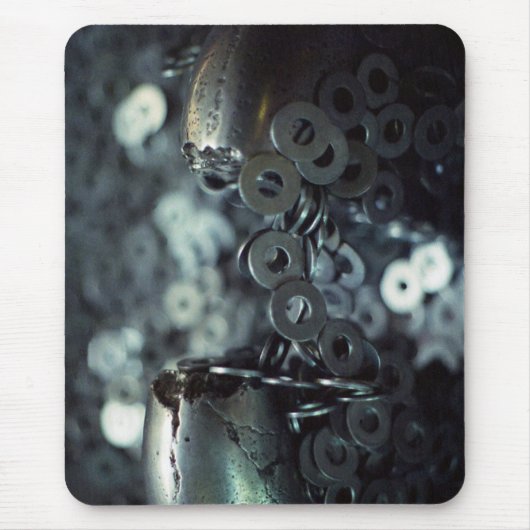Magnete und Waschmaschinen Mousepad (Vorne)