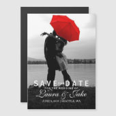 Magneteinladung| Foto Gerettet II Magneteinladung (Vorne/Hinten)