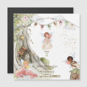 Magneteinladung von Fairy Birthday (Vorne/Hinten)