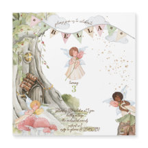 Magneteinladung von Fairy Birthday