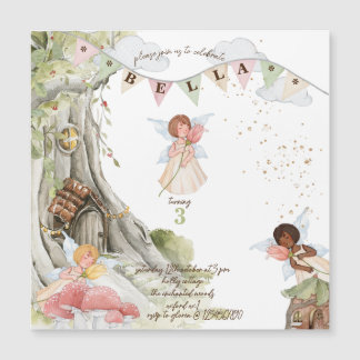 Magneteinladung von Fairy Birthday
