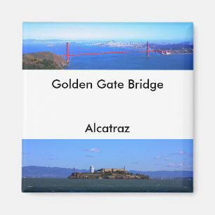 Magneten - Golden gate bridge und Alcatraz Magnet