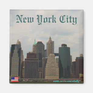 Magnetentwurf New York City Manhattan Magnet