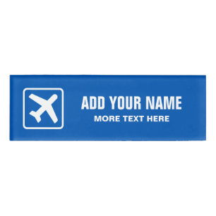 Magnetetiketten für personalisierte Luftfahrzeuge Namenschild