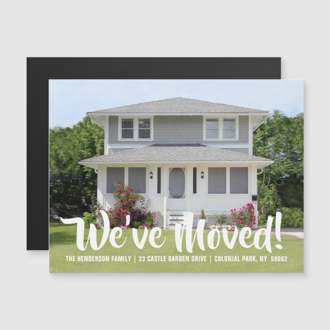 Magnetfeld-Adresswechsel-Announcement-Karte für da Magnetkarte (Vorne/Hinten)