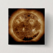 Magnetfeldlinien auf der Sonne 2 Button (Vorderseite)
