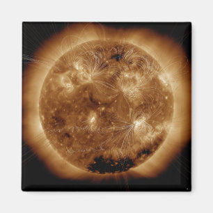 Magnetfeldlinien auf der Sonne 2 Magnet