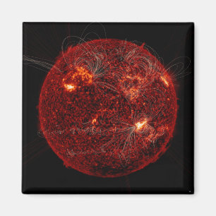 Magnetfeldlinien auf der Sonne 3 Magnet