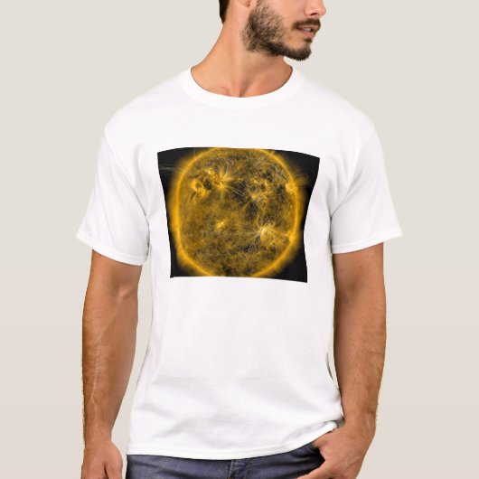 Magnetfeldlinien auf der Sonne T-Shirt (Vorderseite)