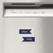 Magnetgeschirrspüler mit grauem und weißem Streife Magnet (In Situ (Geschirrspüler))