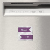 Magnetgeschirrspüler mit grauem und weißem Streife Magnet (In Situ (Geschirrspüler))