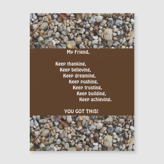 Magnetgrüßkarte Magnetkarte (Vorderseite)