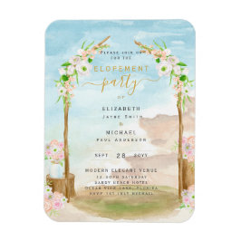 MAGNETIC Beach Coast Elopement Party laden Magnet