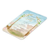 MAGNETIC Beach Coast Elopement Party laden Magnet (Linke Seite)