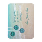 Magnetic Beach Weihnachten Warme Grüße Magnet (Vertikal)