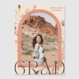 Magnetic Boho Bläserrahmen Abschluss Foto Magnetkarte