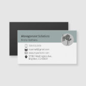 Magnetic Business Card Logo Magnetkarte (Vorne/Hinten)