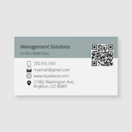 Magnetic Business Card QR Code Magnetkarte