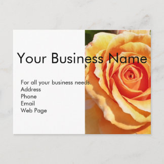Magnetic Business Cards Floral - Self Promotion Postkarte