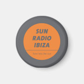 Magnetic Button by Sun Radio Ibiza Magnet (Vorne)