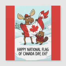 Magnetic Card National Flag of Canada Day Magnetkarte