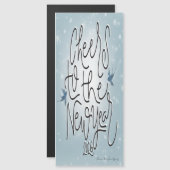 Magnetic Card new years Magnetkarte (Vorne/Hinten)