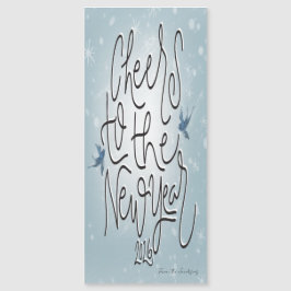 Magnetic Card new years Magnetkarte