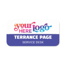 Magnetic Company Business Logo Employee Name Tags