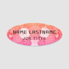 Magnetic Company Mitarbeiter Ästhetische Elegant Namensschild