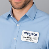 Magnetic Company Name Tag - Custom Employee Abzeic Namensschild